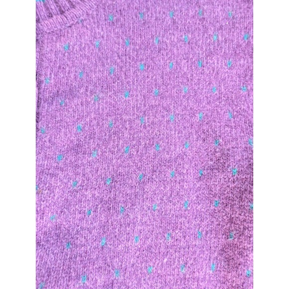 Vintage Woolrich Cardigan Womens Small Button Up Purple Wool - Picture 4 of 10
